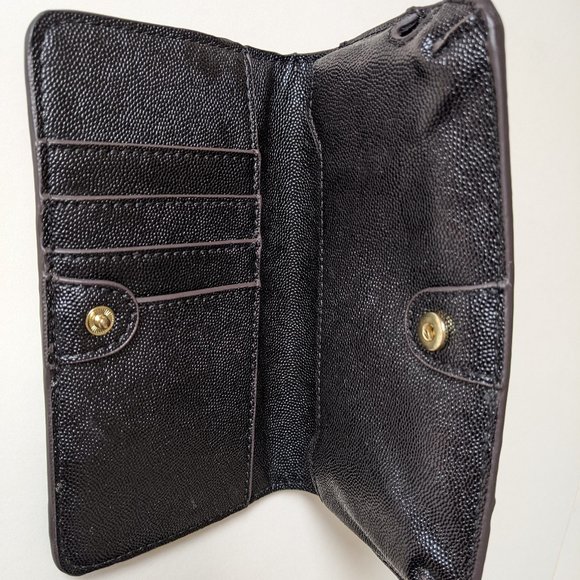 NWOT--ANNE KLEIN Black Cell Phone Wallet - Picture 7 of 11